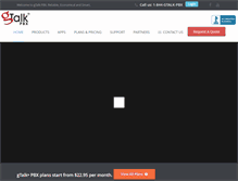 Tablet Screenshot of gtalkpbx.com